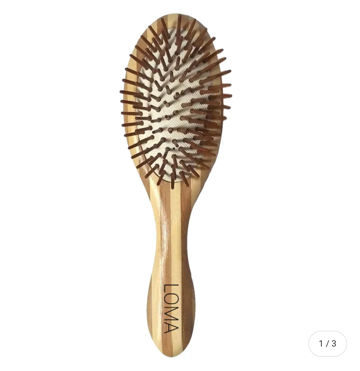 BAMBOO OVAL PADDLE BRUSH