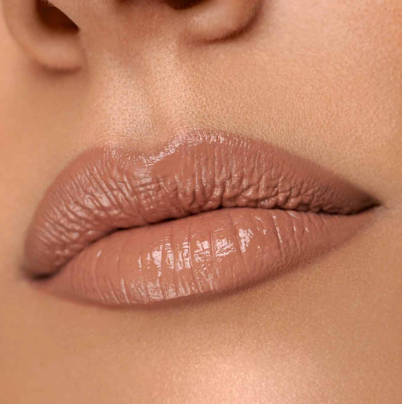light brown lip gloss