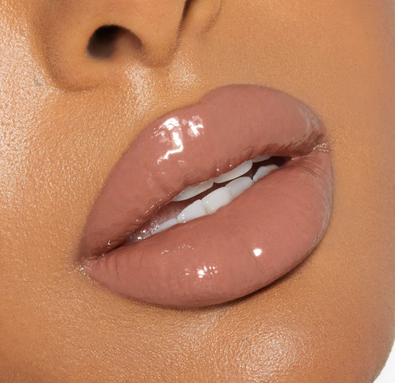 light brown lip gloss